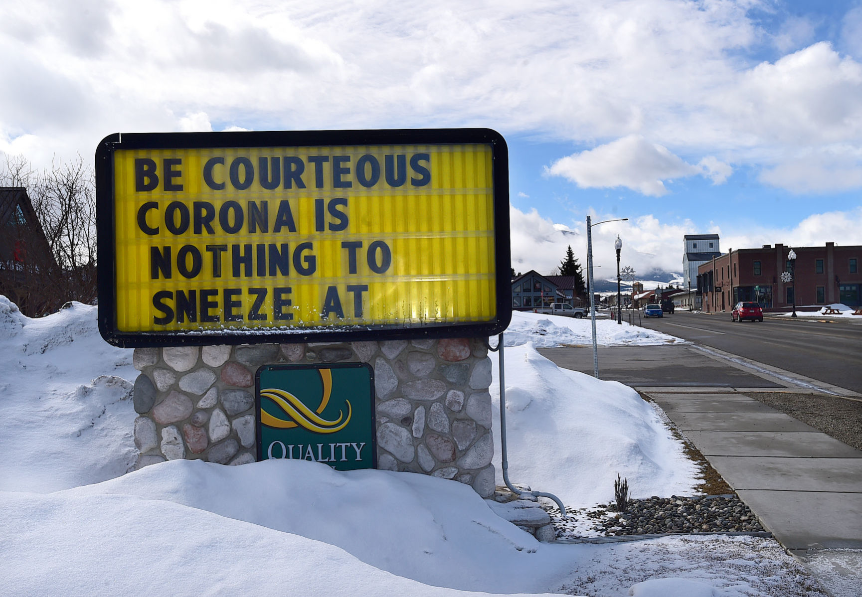 Coronavirus sign